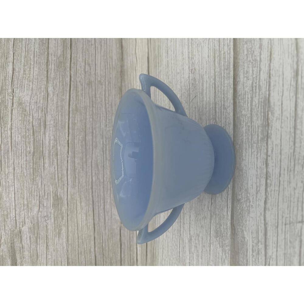 Delphite Blue Pyrex Sugar dish Vintage Kitchenware Depression Glass
